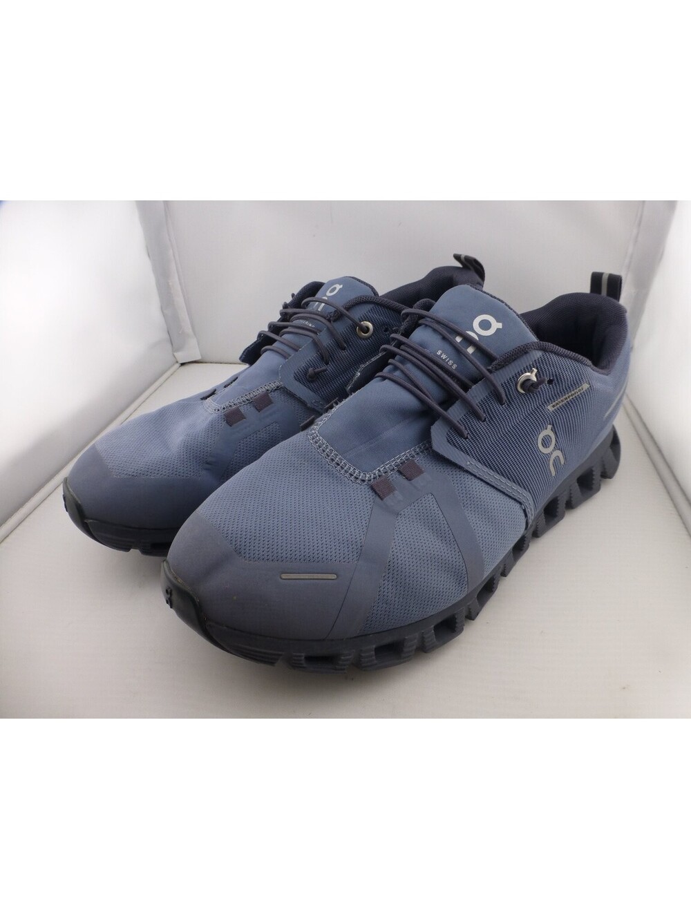 On Cloud Waterproof Running Shoes Men's US 9.5 UK 9 EU 43 Blue Grey Mesh - M12